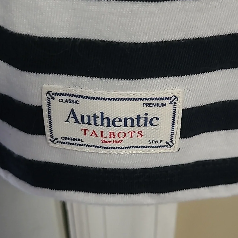 5/$25- Talbots Multi-Color Striped Top - Picture 5 of 5